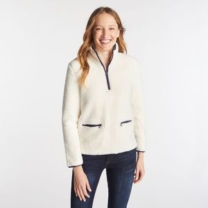 SHERPA QUARTER-ZIP FLEECE PULLOVER
